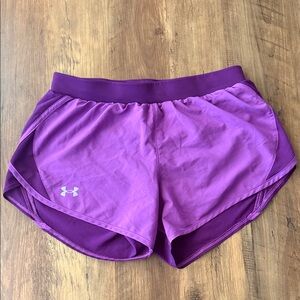 Under Armour Women's Vibrant Purple Athletic Shorts